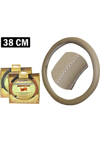 Direksiyon Kılıfı 38 cm Bej / DIKI340-BJ