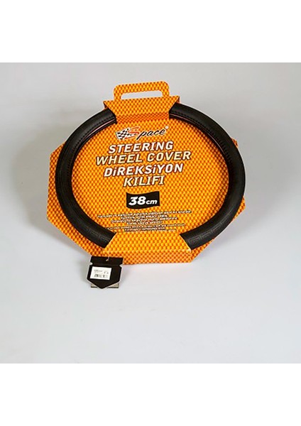 Direksiyon Kılıfı 38 cm Siyah / DIKI356-S