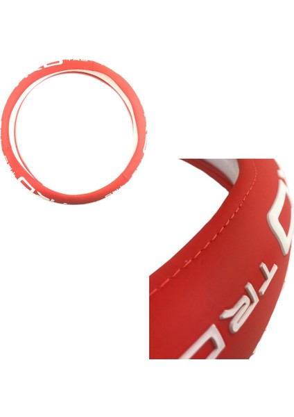 Direksiyon Kılıfı 38 cm Trd Kırmızı/beyaz / DIKI363-KB