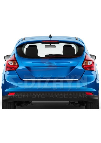 Ford Focus 3 Hb Krom Bagaj Alt Çıtası 2011-2014