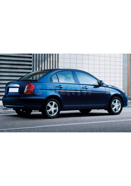 Hyundai Accent Era Krom Cam Çıtası 4 Prç 2005-2011