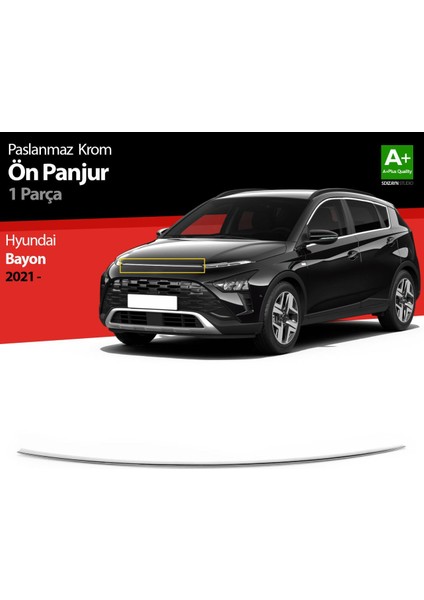 Hyundai Bayon Krom Ön Panjur 2021 Üzeri