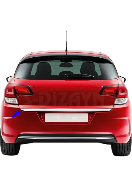 Drs Tuning Citroen C4 Hb Krom Bagaj Alt Çıtası 2010-2020