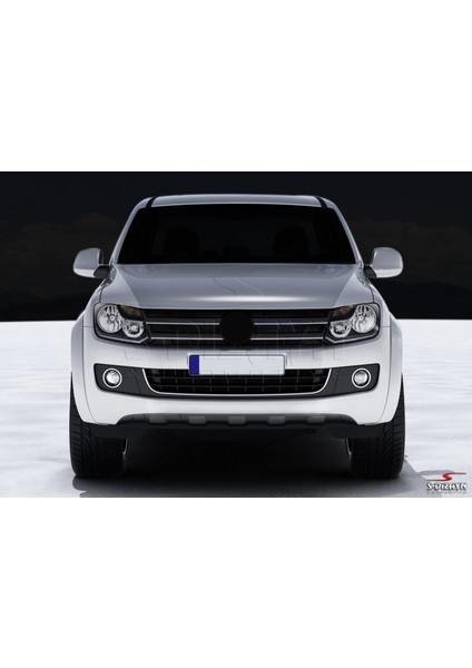 Volkswagen Amarok Krom Ön Tampon Çıta U Parça 2010 Model Üzeri
