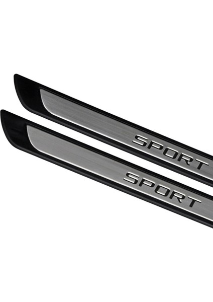 Fiat Doblo Krom Kapı Eşik Koruması Sport Line 2006-2010 2 Parça