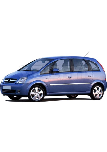 Opel Meriva A Krom Yan Kapı Çıtası 4 Prç 2002-2010