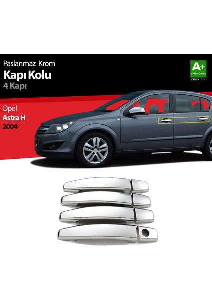 Opel Astra H Krom Kapı Kolu 4 Kapı 2004 Üzeri