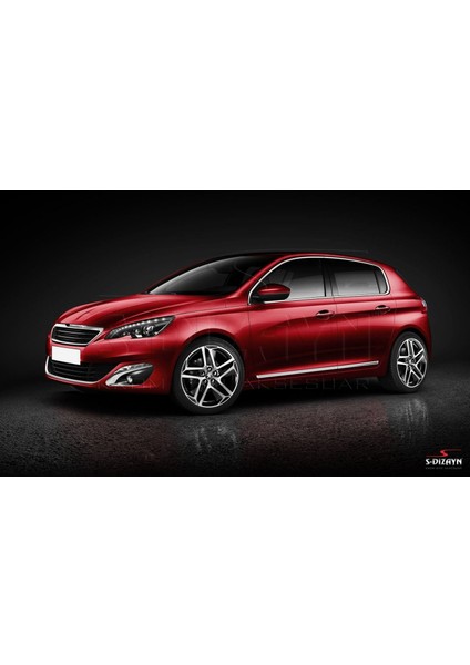 Peugeot 308 Kapı Koruma Çıtası Krom 2014 Üzeri