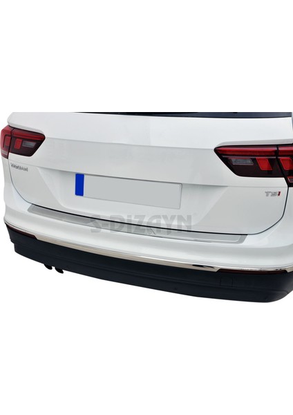 Volkswagen Tiguan Krom Arka Tampon Eşiği 2016 Üzeri