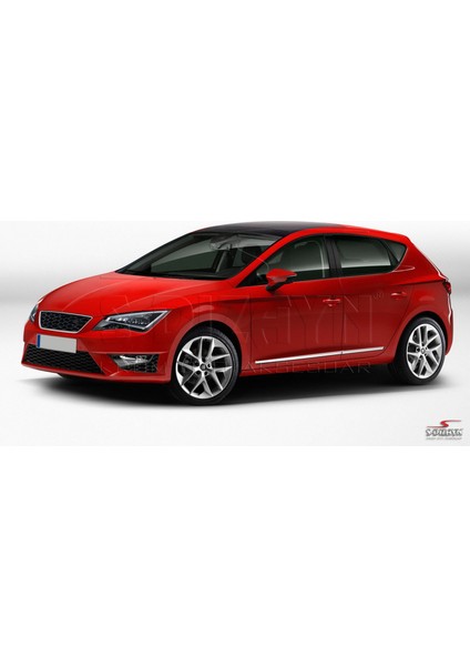 Seat Leon 2013 Üzeri Kapı Koruma Çıtası Krom