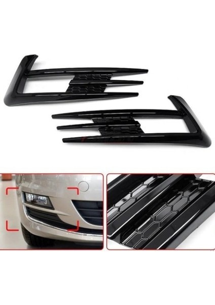 Volkswagen Golf 7 Sis Farı Çerçevesi Piano Black 2014-2017 fiyatları