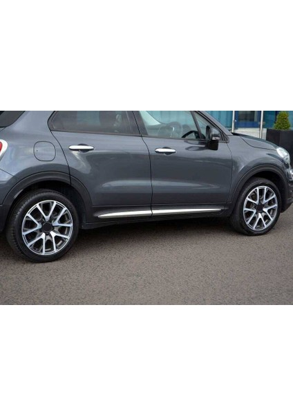 Fiat 500X Krom Yan Kapı Çıtası 4 Parça 2015 ve Sonrası