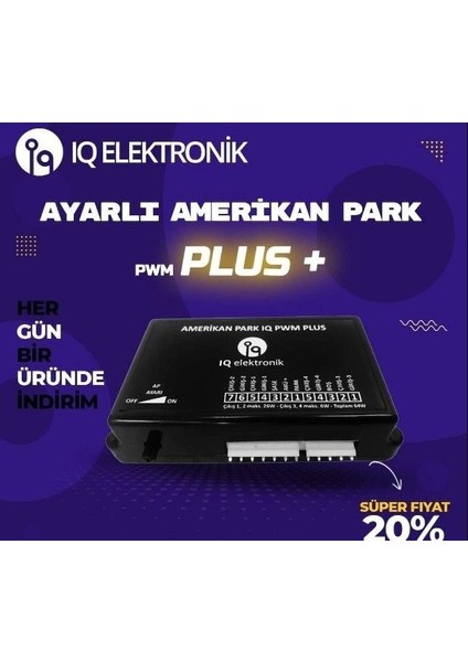 Drs Tuning Amerikan Park Iq Pwm Plus 4 Çıkış Camurluk ve Ayna Dahil 1.sınıf