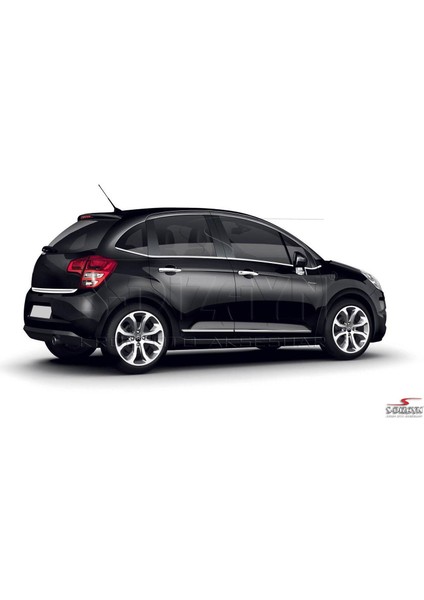 Citroen C3 Kapı Koruma Çıtası Krom 2010-2016