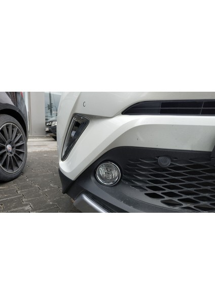 Toyota C-Hr 2016-2019 Ön Sis Halka Kaplama Nıkelaj