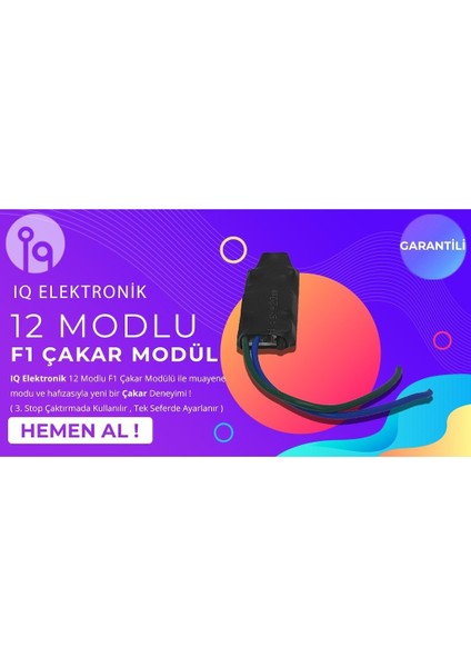 F1 Çakar Stop Modülü 12 Modlu Iq Elektronik