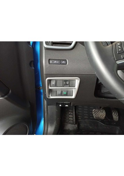 Nıssan Qashqaı 2014-2020 Kontrol Panel Kaplama - Silver