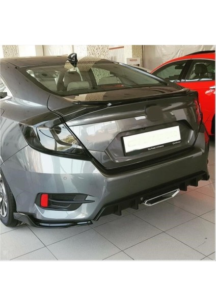 Honda Cıvıc Fc5 2016-2020 Arka Çıkıntılı Flap Piano Black modelleri