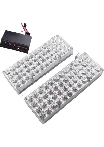 Flaşlı Ikaz Lambası 96 LED Kırmızı Kırmızı / LAPA19-4