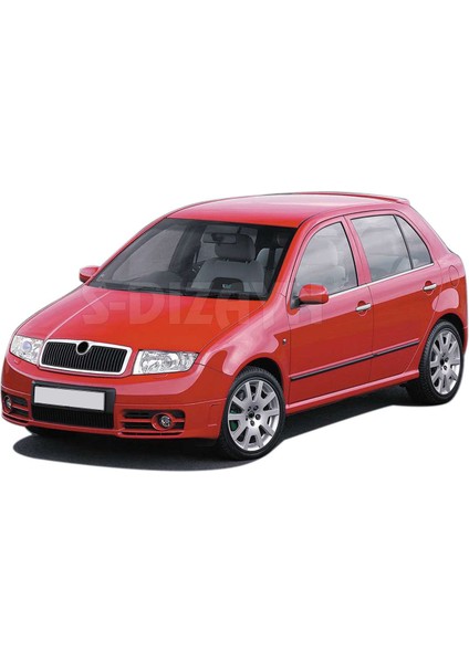 Skoda Fabia Krom Cam Çıtası 4 Prç. 2000-2007