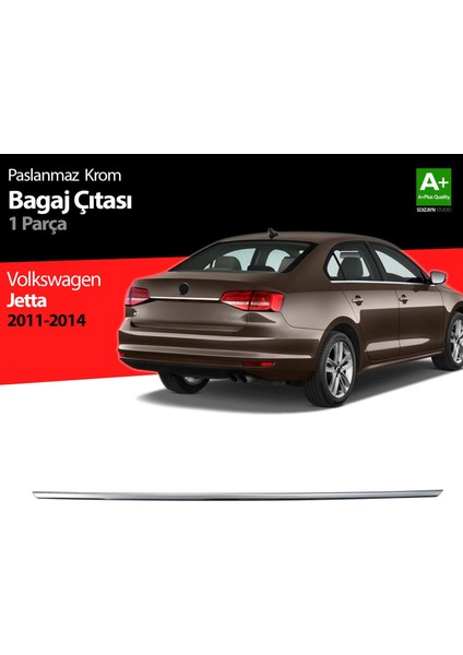 Volkswagen Jetta Krom Bagaj Çıta 2011-2014