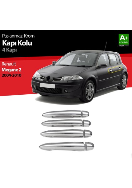 Renault Megane 2 Krom Kapı Kolu 4 Kapı 2004-2010