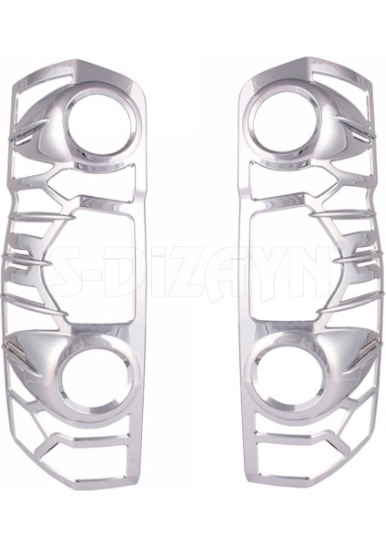 Mercedes Sprinter Stop Çerçevesi 2 Prç. Abs. Krom 2006 Ü