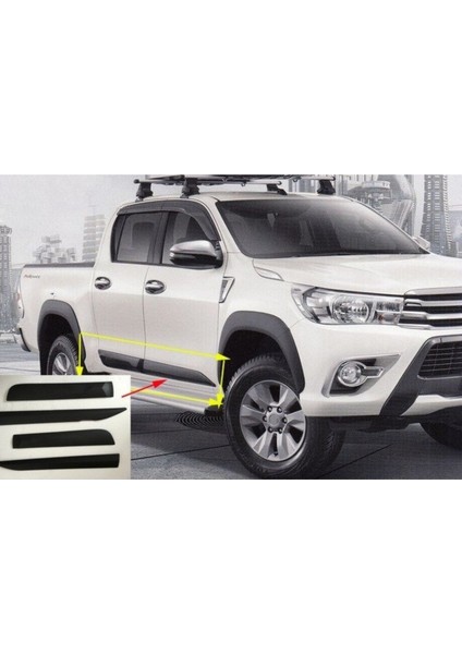 Ducki Hilux Revo 2015-2019 Kapı Altı Dodiği Kapı Kaplama Küçük