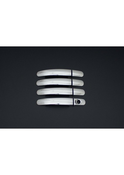 Ford Focus 2 Krom Kapı Kolu 4 Kapı 8 Prç.(Sensörlü) P.çelik 2005-