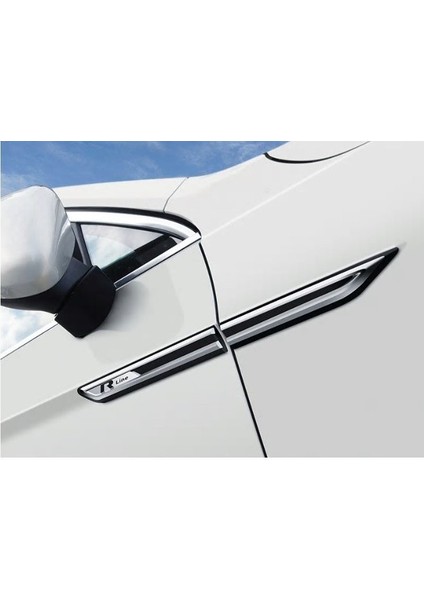 Volkswagen Passat B8 Abs Krom Çamurluk Çıtası 4 Prç. R Line 2015 ve Üzeri