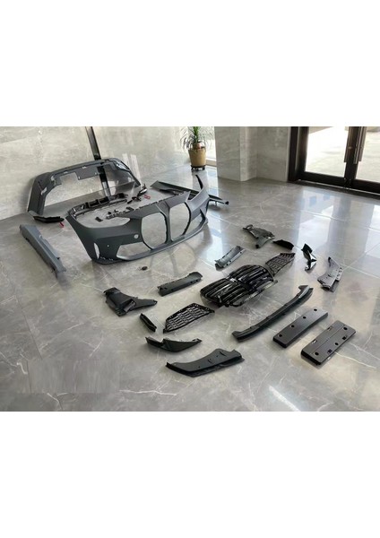 Bmw g22 m4 body kit tampon ve panjur seti 2020+