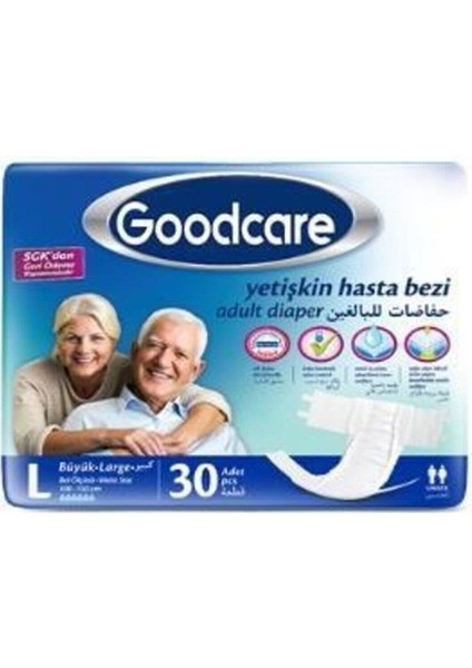 Good Care Goodcare Belbantlı Hasta Bezi Büyük L 30'lu