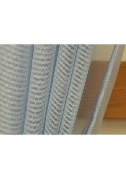 Pamuk Dokulu Tül Indigo 1-3 Sık Pile 400X260