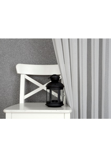 Pamuk Dokulu Tül Gri 1-2,5 Orta Sık Pile 400X260