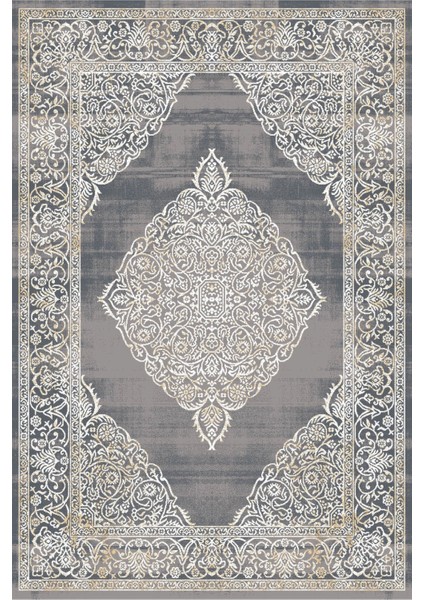 Touch Homepera Halı Ipeksi 200 x 290 7013 Gri Bej Salon Halısı Oturma Odası Halısı Mutfak Halısı Modern Kilim