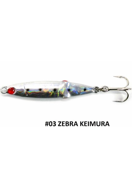 Baby Squıd Jig Lrf Yemi Zebra Keimura 7gr
