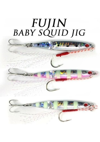 Baby Squıd Jig Lrf Yemi Zebra Keimura 7gr