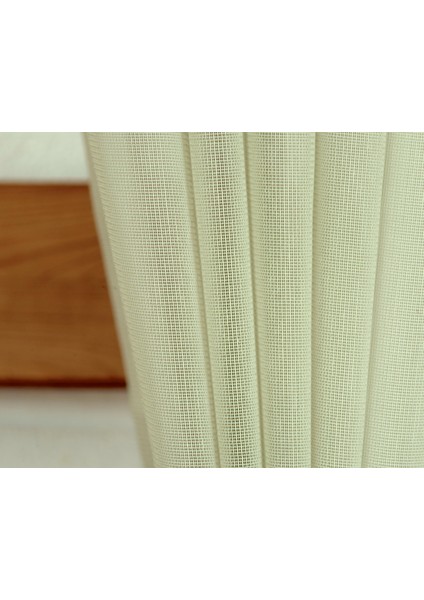 Pamuk Dokulu Tül Yeşil Pilesiz 400X260