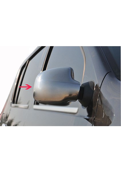 Dacia Sandero Uyumlu Krom Ayna Kapağı 2 Parça P. Çelik 2008-2012
