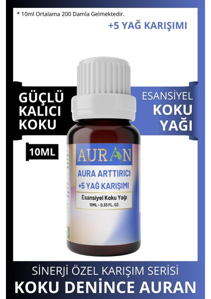 Aura Arttırıcı Sinerji Karışım Esansiyel Uçucu Yağ Buhurdanlık Yağı Aromaterapi Difüzör