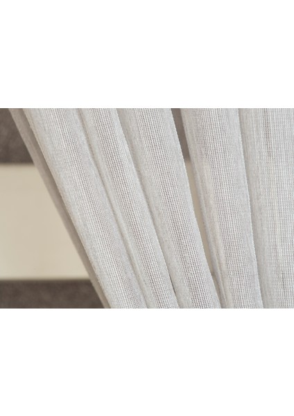 Etamin Şantuklu Tül Gümüş 1-3 Sık Pile 300X260 modelleri