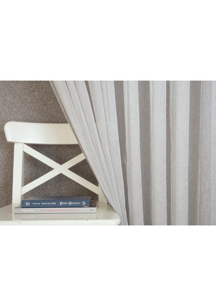 Etamin Şantuklu Tül Gümüş 1-3 Sık Pile 200X260 fiyatları