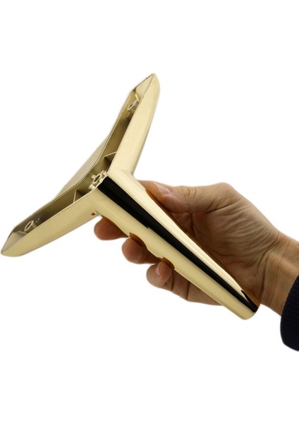 Piko Lüks Mobilya Kanepe Sehpa Tv Ünitesi Koltuk Ayağı 17 cm Gold Altın Baza Ayak