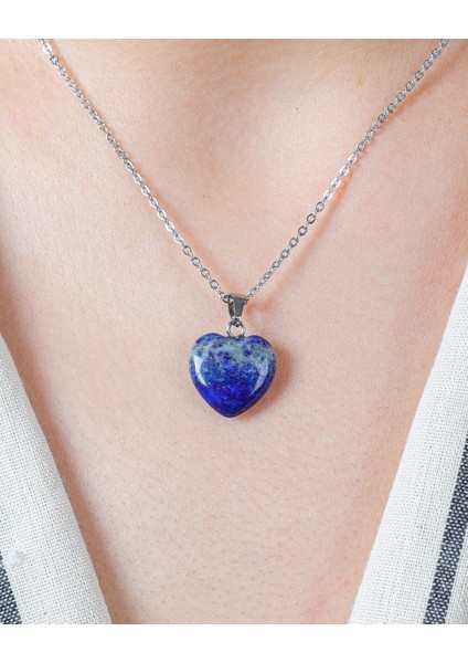 Doğal Taş Sodalit Kalp Kolye Ucu fiyatları