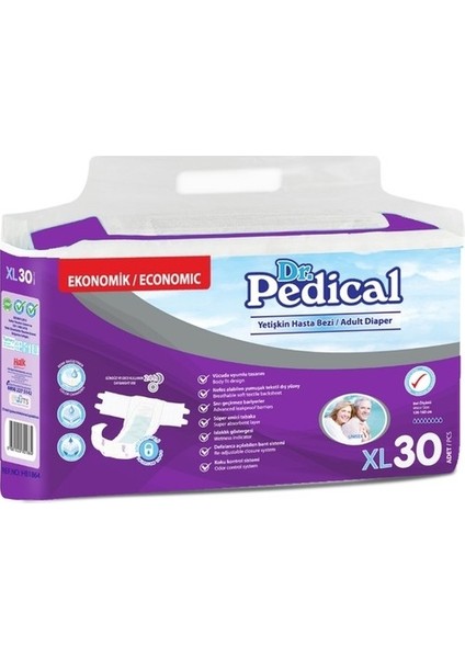Dr. Pedical Hasta Bezi Bel Bantlı Xlarge 90 Adet
