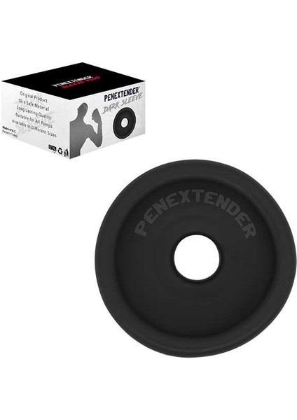 Zevkli Sepet Penextender Dark Sleeve Penis Pompası Yedek Başlık - Small