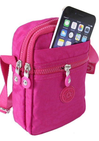 Mega Bag M 227 Mega Bag Krinkıl Kumaş Unisex Küçük Omuz Çantası, Telefonluk