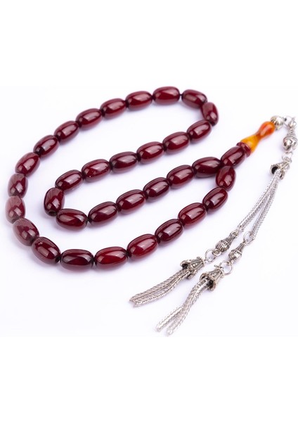 Kapsül Kesim Sıkma Kehribar Tesbih -Z3223 fırsatları