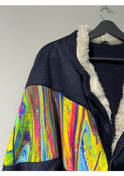 Unisex Oversize Vintage Ceket Lgdl3