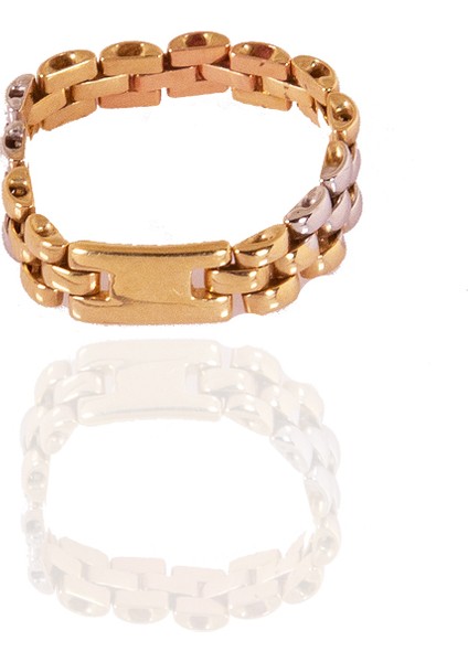 Üç Renk Rolex Tarzı Yüzük fiyatları